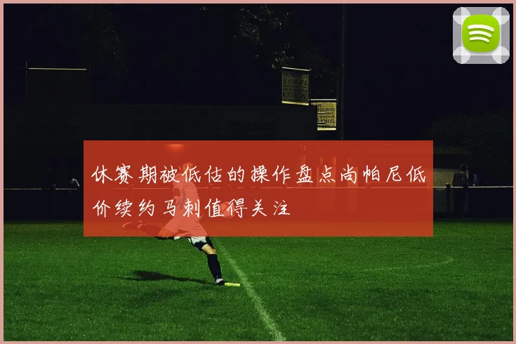 休赛期被低估的操作盘点尚帕尼低价续约马刺值得关注