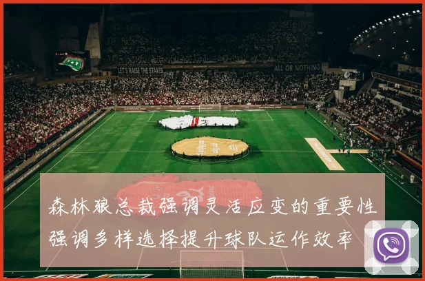 森林狼总裁强调灵活应变的重要性强调多样选择提升球队运作效率